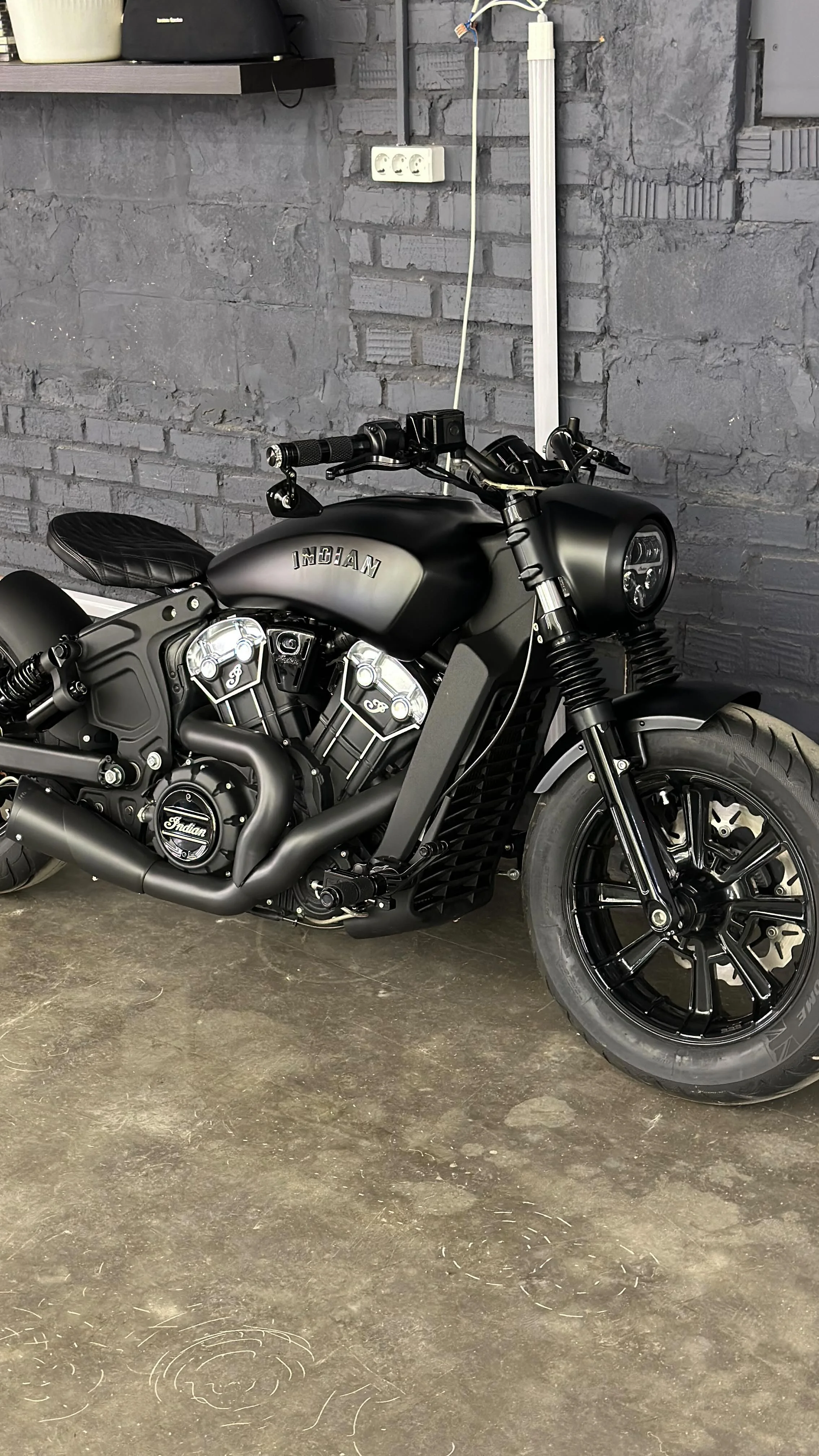 Кастом Indian Scout 2024 — Bobber, мастерская Custom Bike