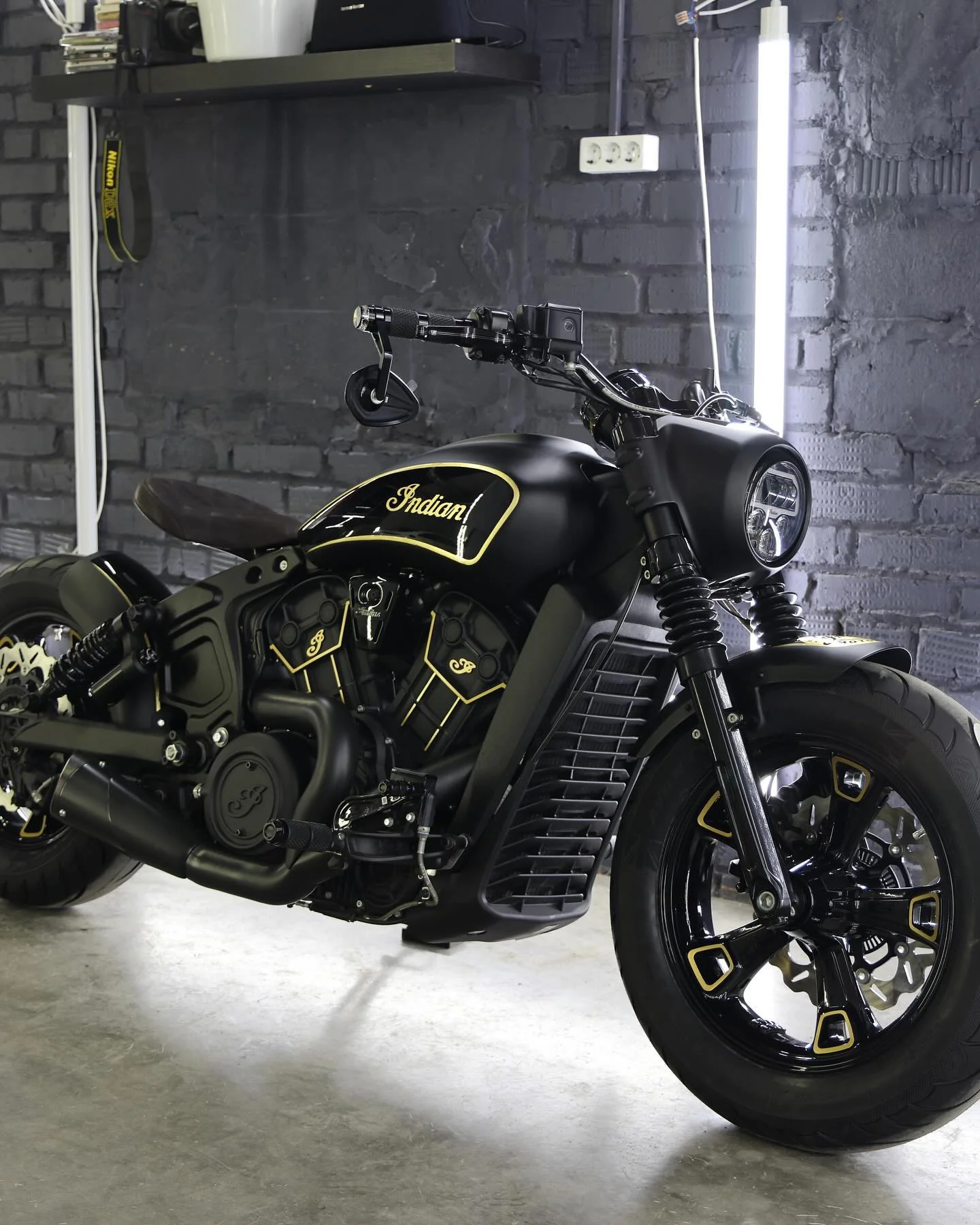 Кастом Indian Scout 2024 — Bobber, мастерская Custom Bike