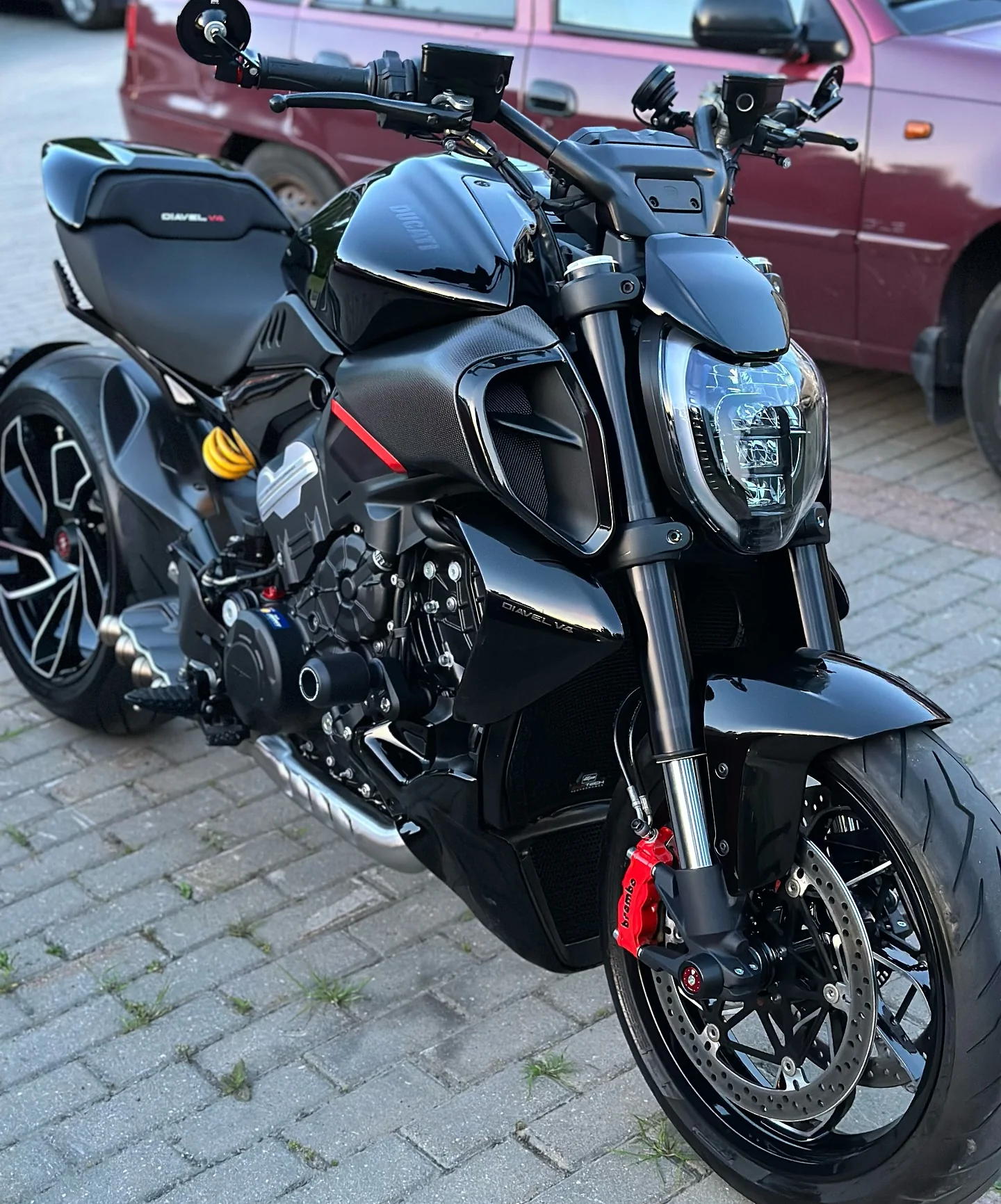 Кастом Custom Bike Ducati Diavel V4 проект почти готов 2024 — Custom, мастерская Custom Bike