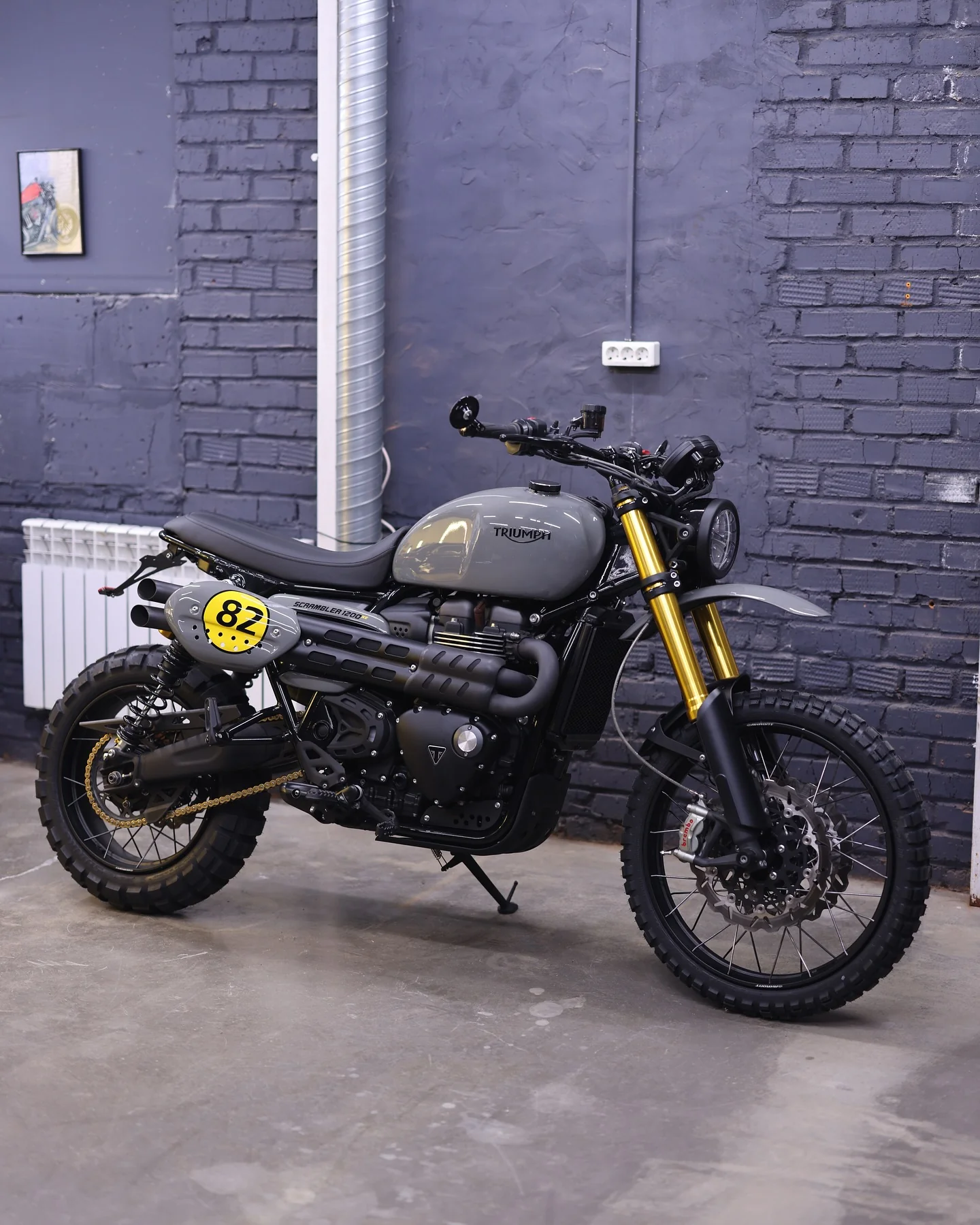 Кастом Triumph Scrambler 1200 2024 — Scrambler, мастерская Custom Bike